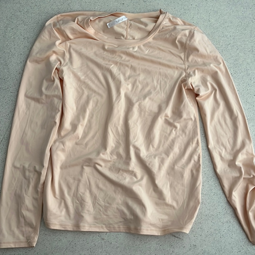 Fabletics peach color athletic top small